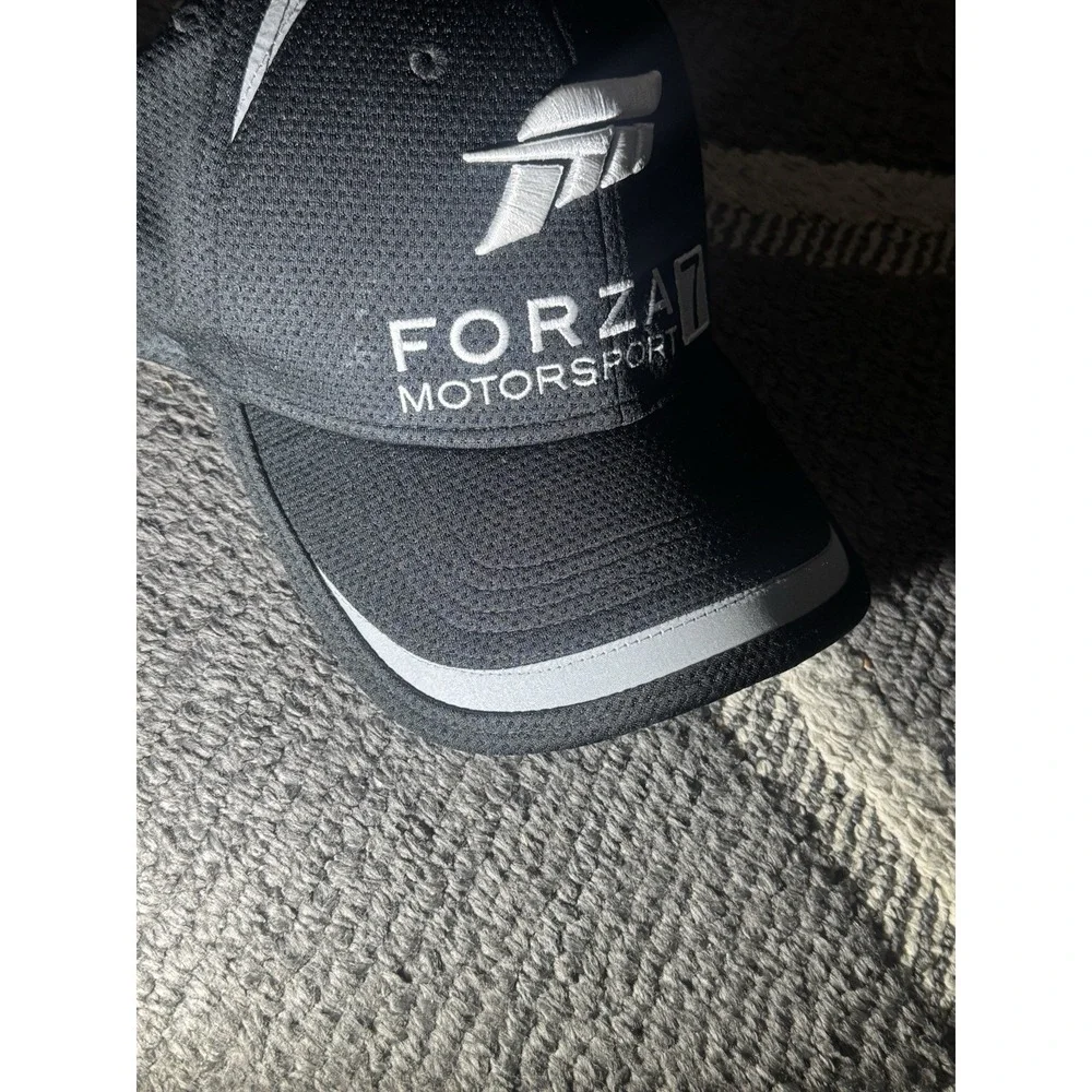 New Era Forza 7 Motorsport Black Green Medium Large Slick Hat Xbox Collab